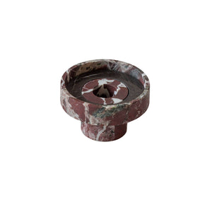 TONDO Rosso Levanto Marle Candle Holder | Branik