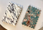 Amazonit Small Marble Scalloped Tray | BRANIK (Right Tray)