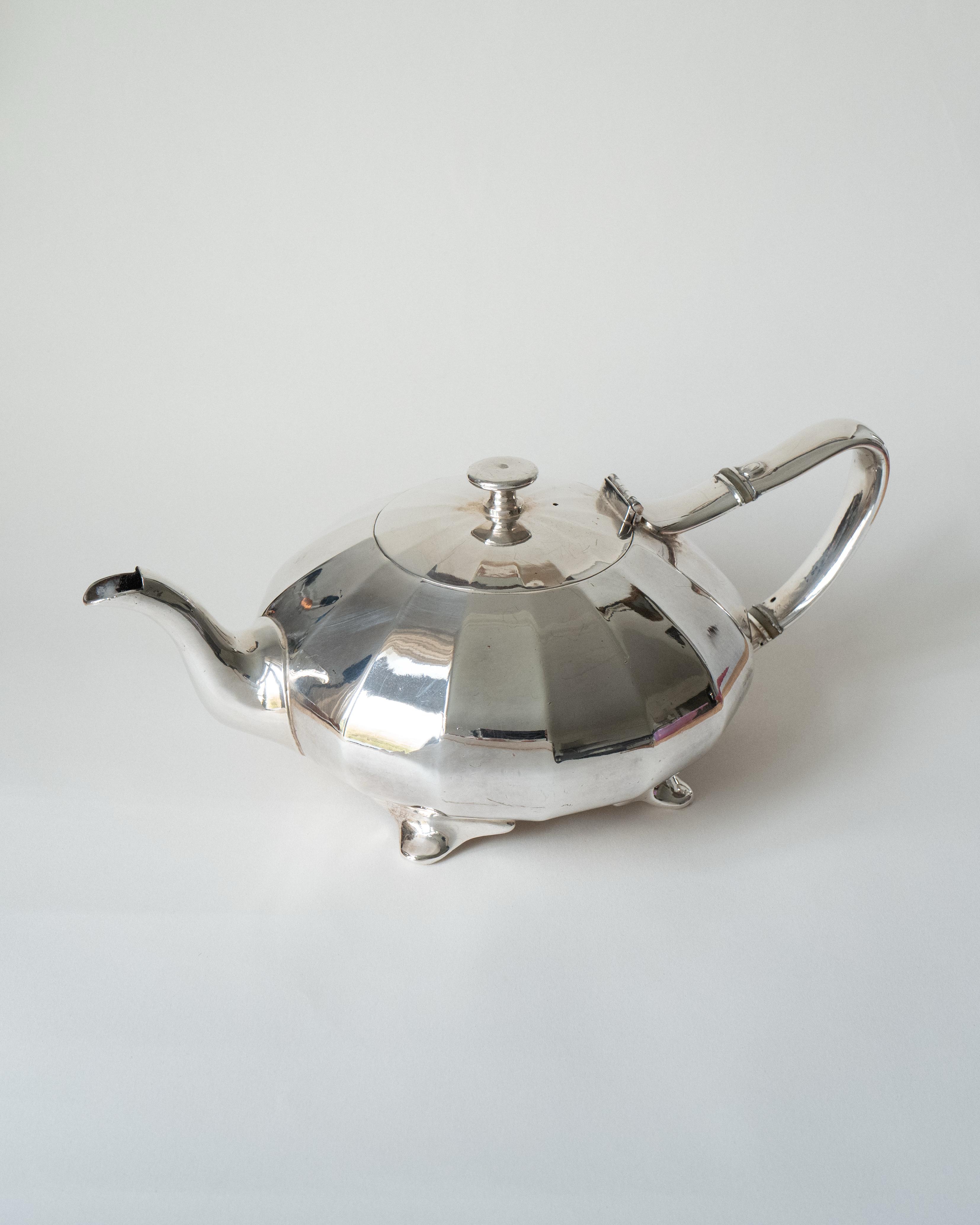 Vintage Silver Plated Art Deco Tea Set