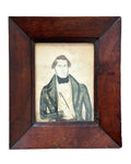 Antique Georgian Miniature Portrait of Gentleman (Framed)