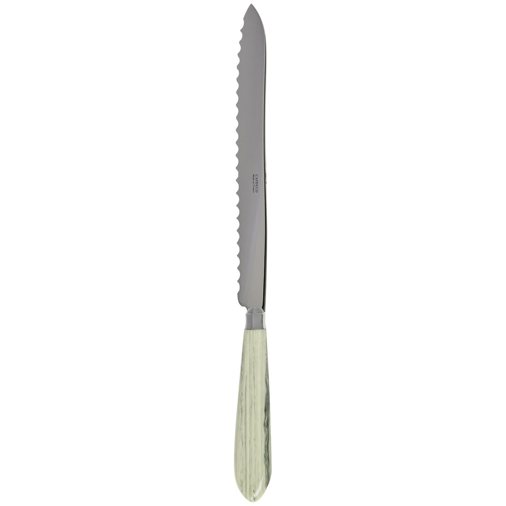French 'Stone' Resin Stainless Steel Bread Knife