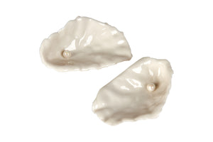 Pair of Oyster Salt & Pepper Cellars