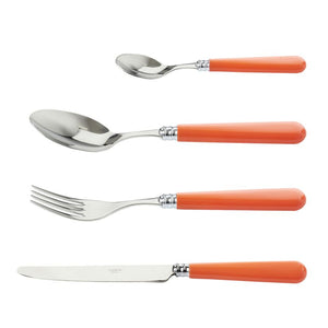 Orange Mix and Match Colourful French Stainless Steel Cutlery