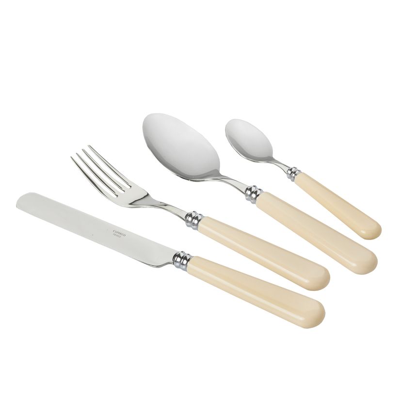 Ivory Mix and Match Colourful French Stainless Steel Cutlery