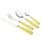 Pale Yellow Mix and Match Colourful French Stainless Steel Cutlery