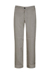 ASCENO ANTIBES CREAM CRESCENT SILK TWILL TROUSER