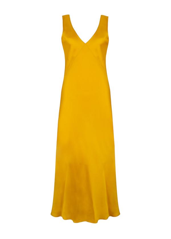 mimosa silk dress Silk Slip Dress