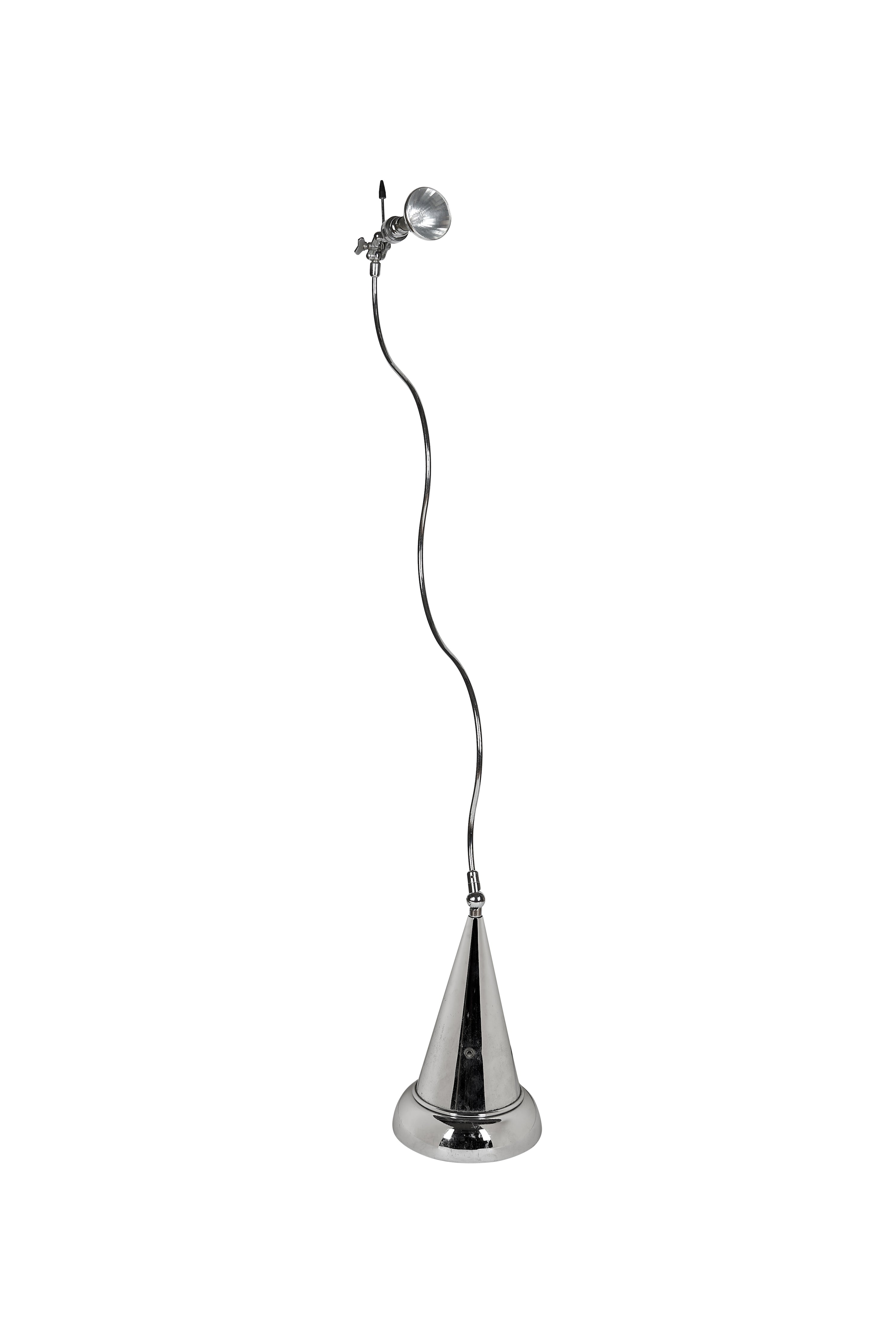 Vintage Andrea Bastianello for Disegnoluce 1980s Italian Wave Design Floor lamp