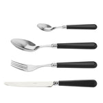 Black Noir Mix and Match Colourful French Stainless Steel Cutlery