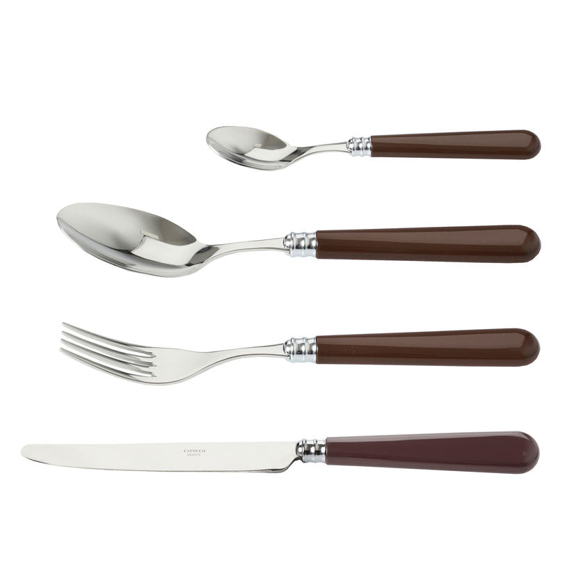 Chocolate Mix and Match Colourful French Stainless Steel Cutlery