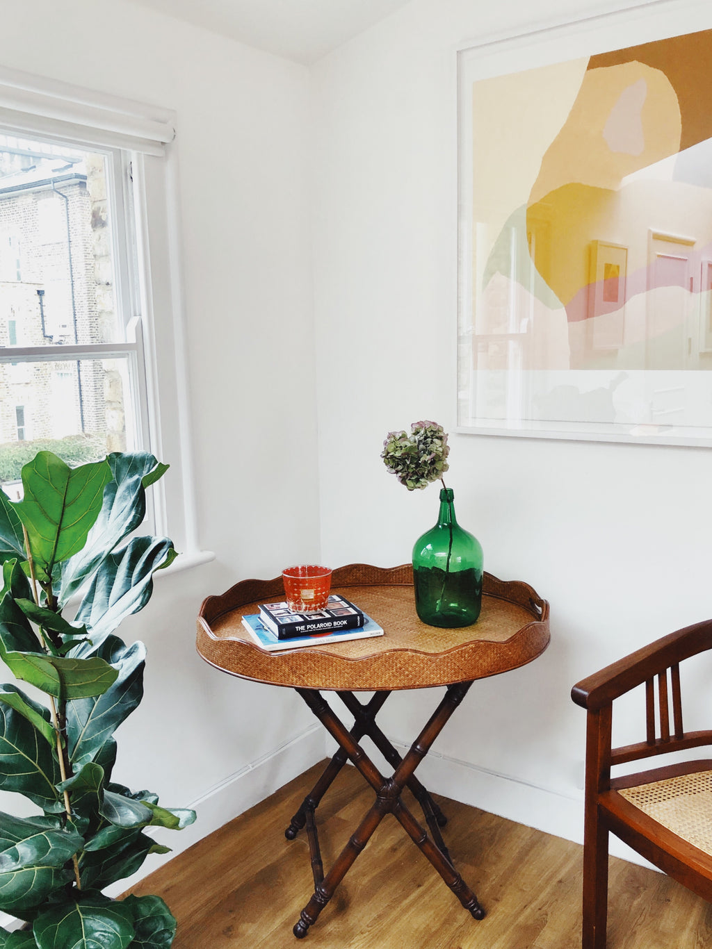 Vintage Handel Rattan & Bamboo Table