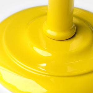 Tall Mimosa Yellow Glossy Lampbase