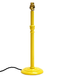Tall Mimosa Yellow Glossy Lampbase