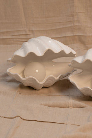 Handmade Italian Ceramic Shell Lamp