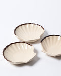 Vintage Emile Henry Brown & Cream Shell Dish (Sold Individually)