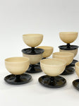 Vintage 1930s Swedish Dessert Bowls 10 pcs, "Cryopas" Pukeberg